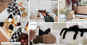 Fall products from Pottery Barn showcased in homes 