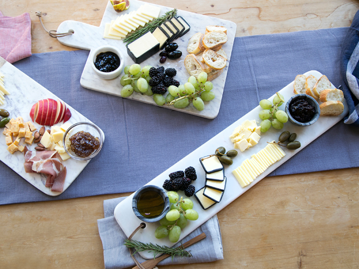 Charcuterie boards at CBC Hosting House