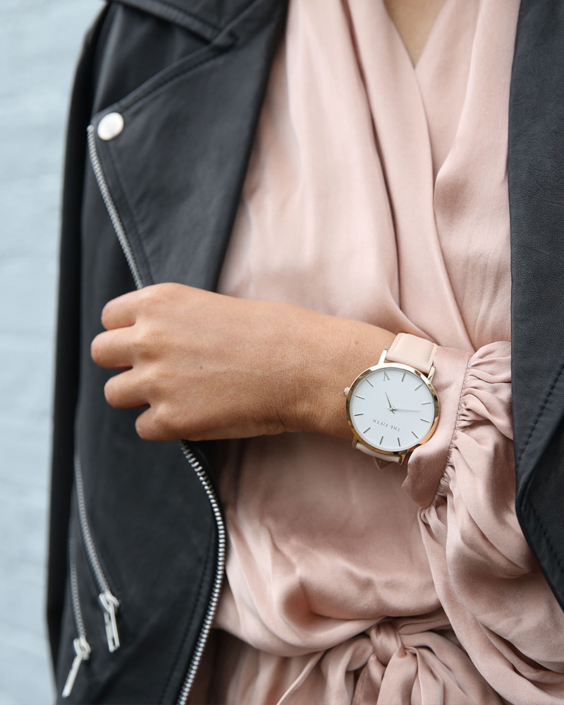 Female Influencer wearing a watch