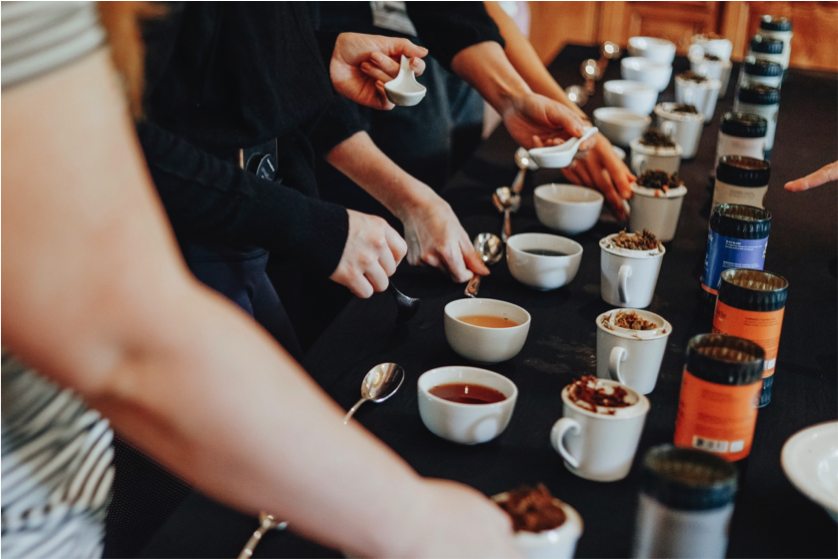 Tea tasting by Tea Forté at CBC Culinary House