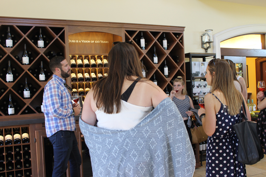 wine demonstration at Culinary house