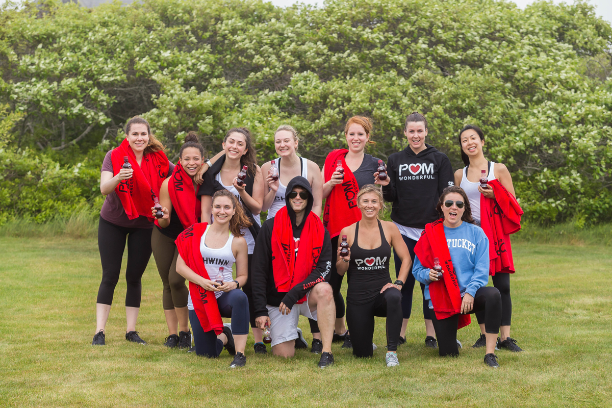 POM Wonderful group photo post workout