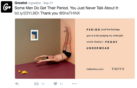 Thinx Period Underwear Transgender Model Sawyer DeVuyst