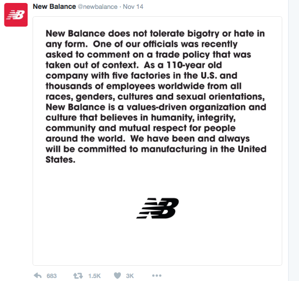 fake news on new balance