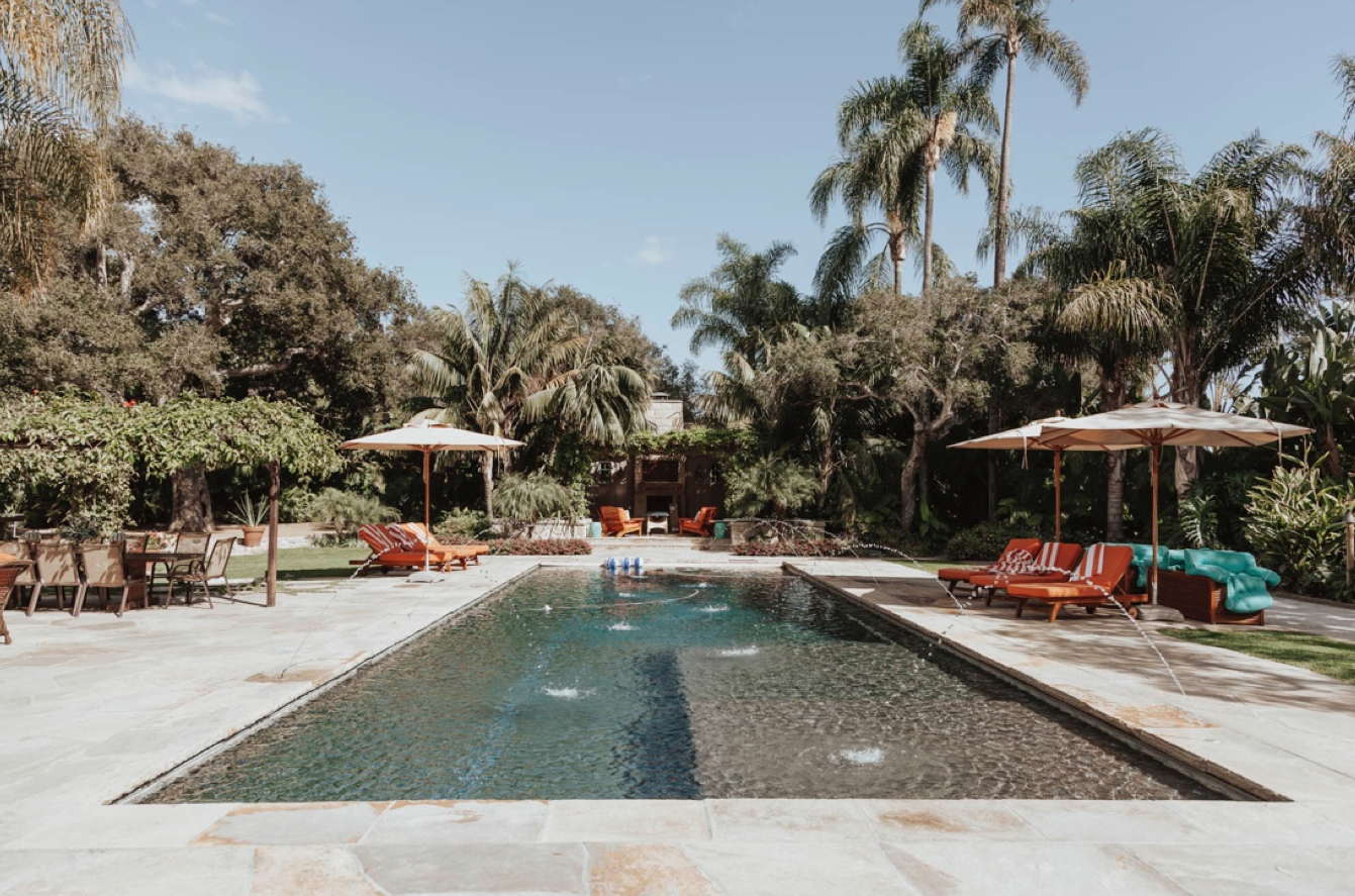 Poolside relaxation at CBC Fall House 2018