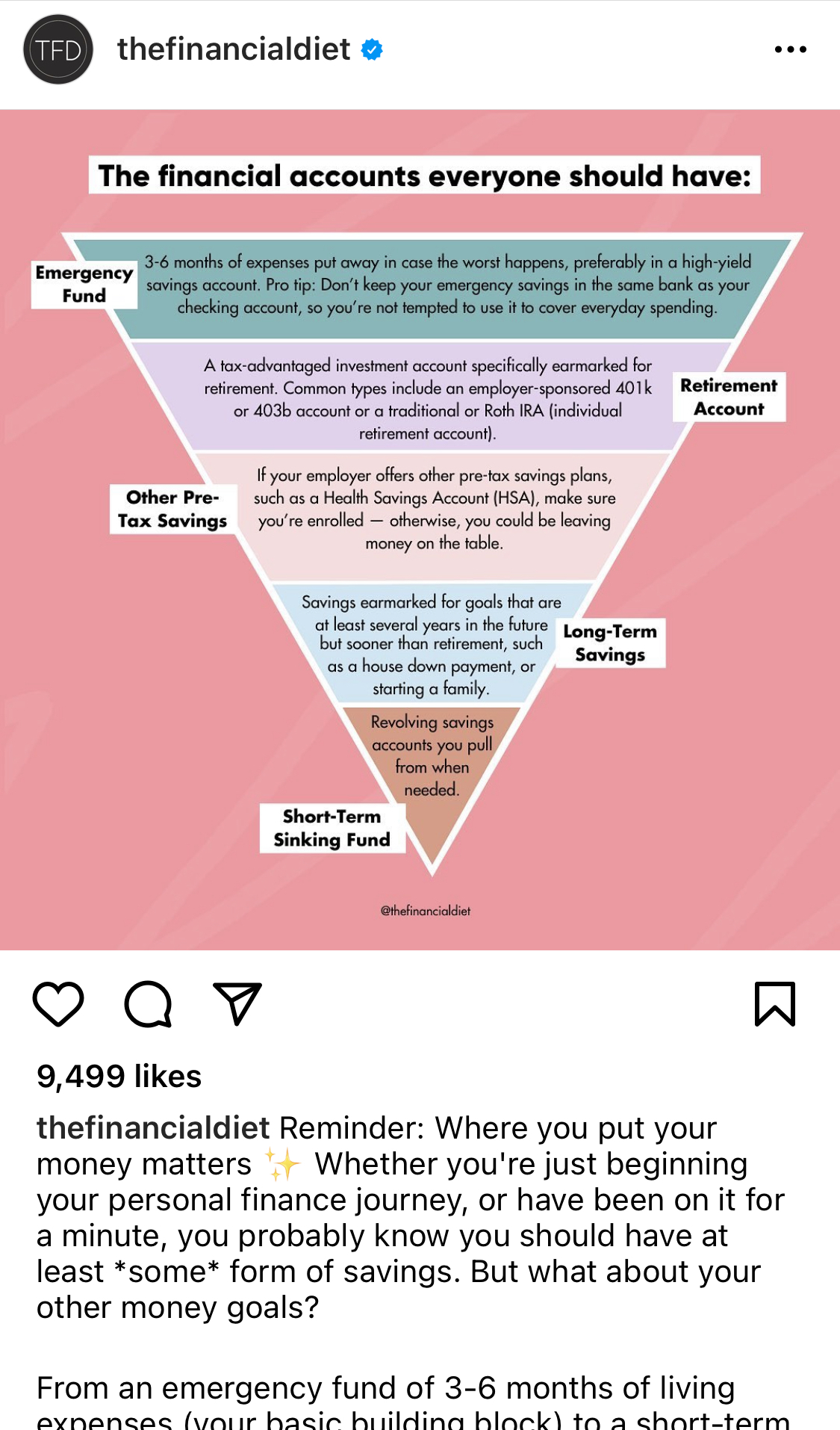 Example of “zero-click” content that provides value in an Instagram post.